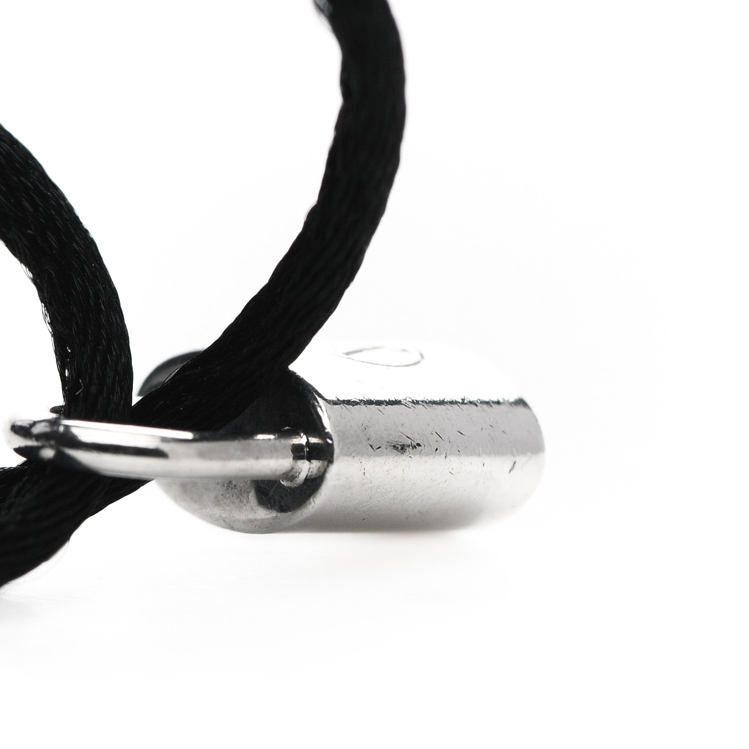 Louis Vuitton X UNICEF Sterling Silver Lockit Bracelet Black 5 of 6