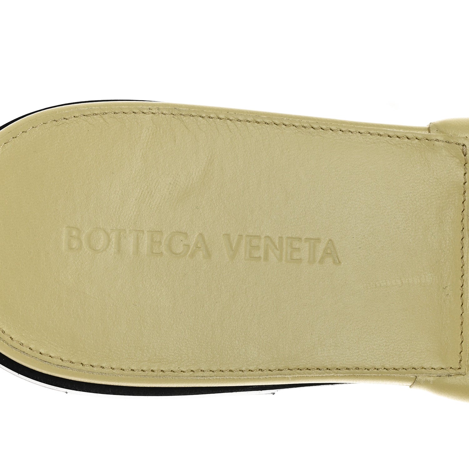 Bottega Veneta Nappa Quilted Rubber Lido Flat Sandals 40 Moon Beam 8 of 8