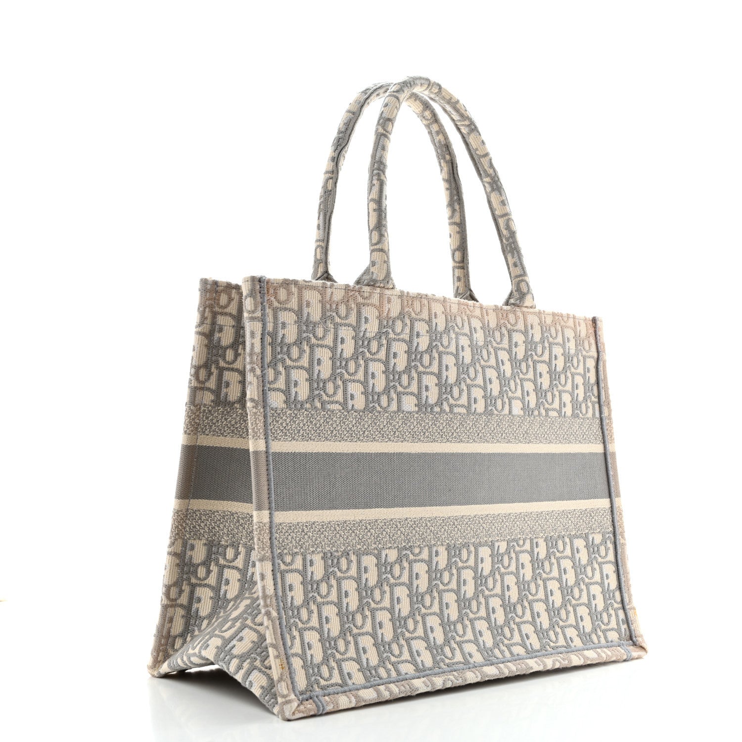 Christian Dior Oblique Medium Book Tote Grey 3 of 13