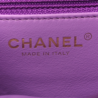 Chanel Caviar Quilted Small Filigree Backpack Purple 6 of 10
