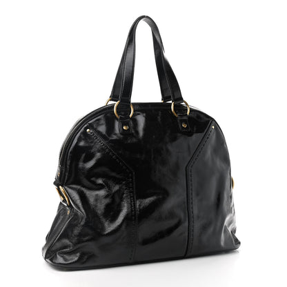 Saint Laurent Patent Oversized Muse Black 3 of 10