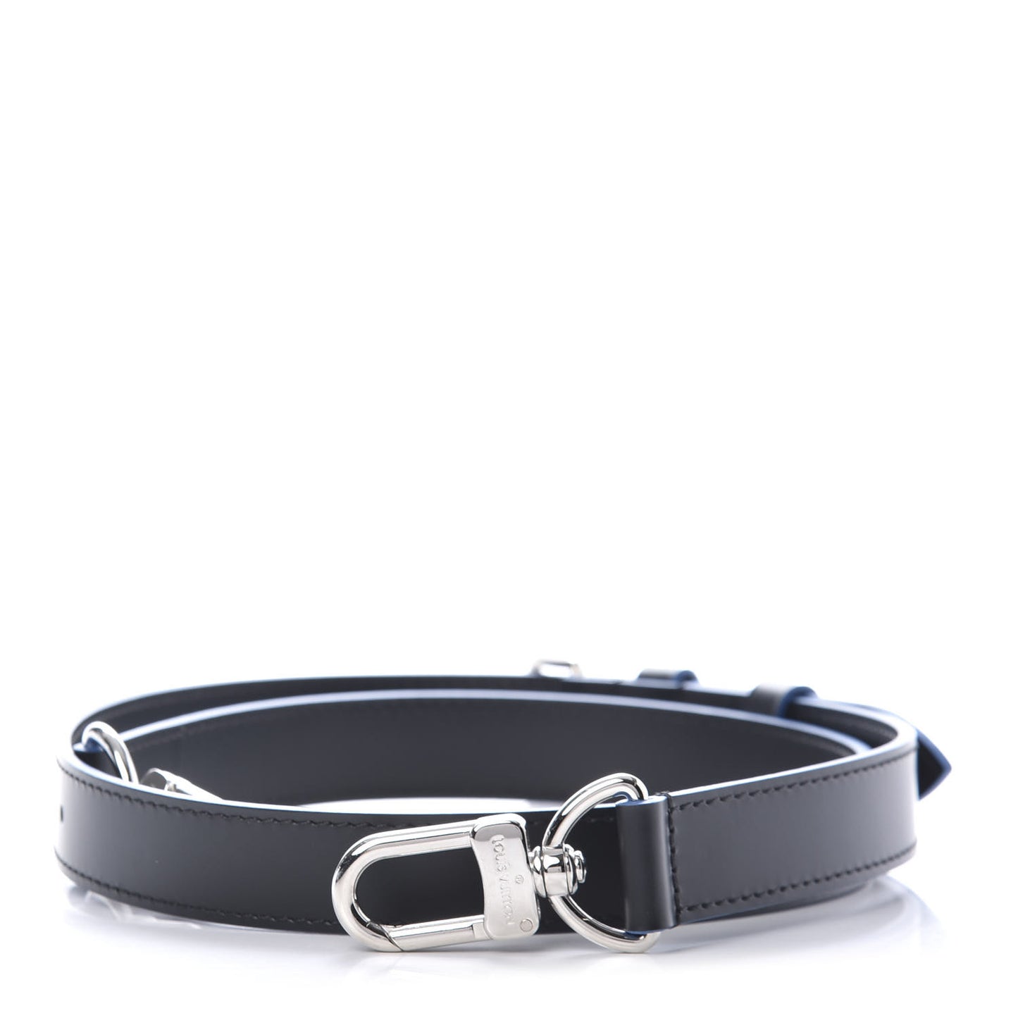 Calfskin Adjustable Keepall Bandouliere Shoulder Strap Blue