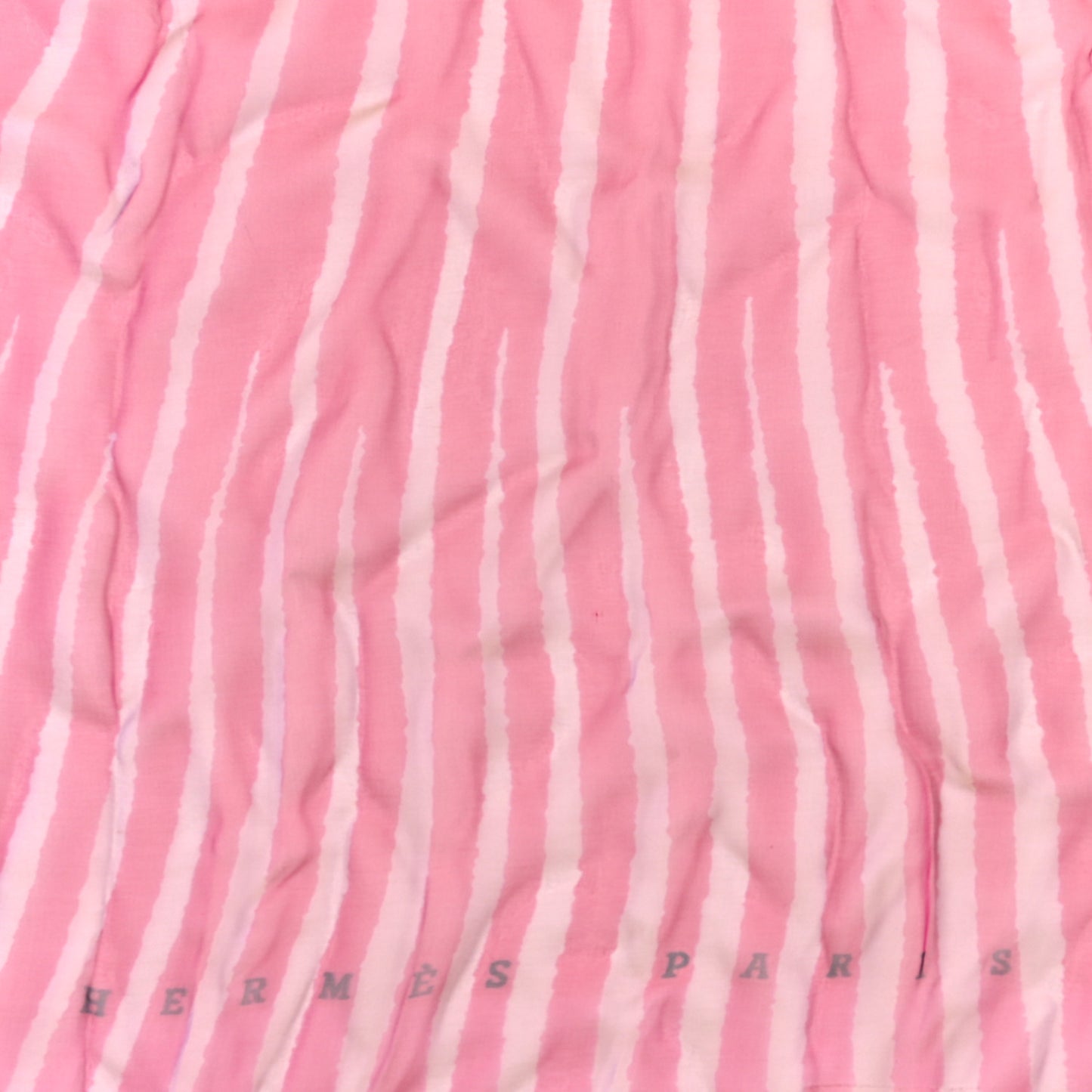 Silk Mousseline Striped Poncho