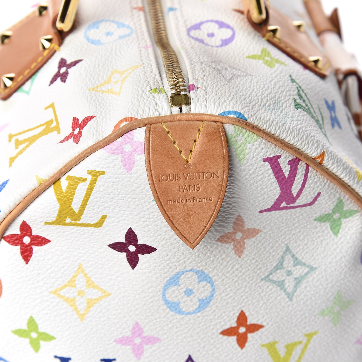 Louis Vuitton Monogram Multicolor Speedy 30 White 8 of 14