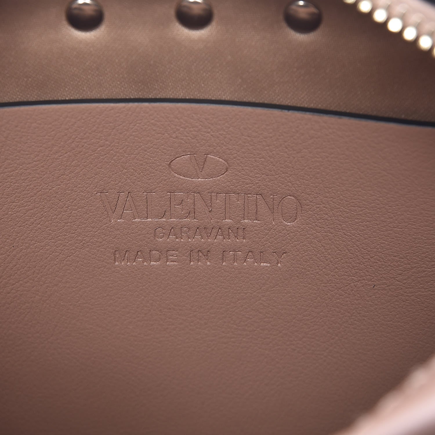 Valentino Garavani Calfskin Small Rockstud Chain Camera Crossbody Bag Skin Sorbet 6 of 7