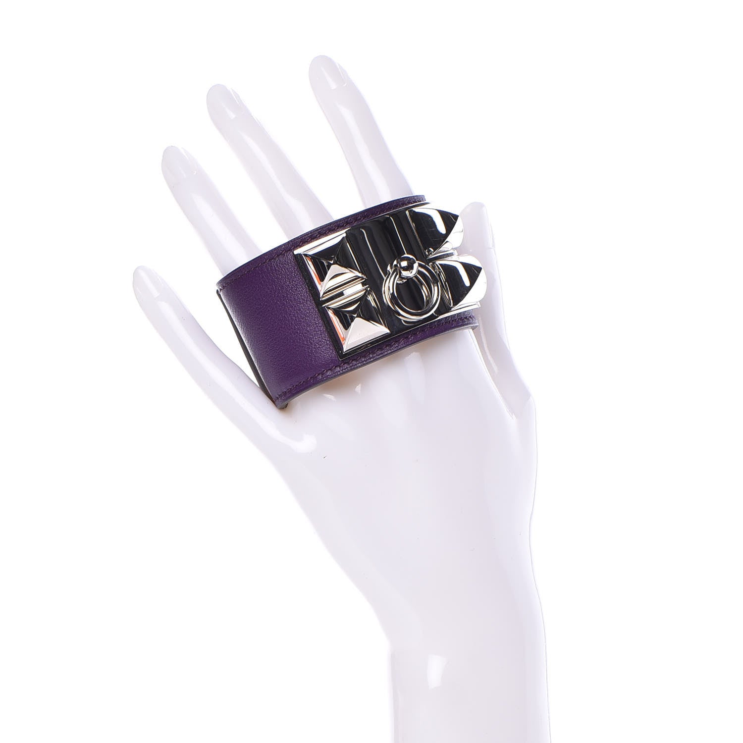 Hermes Swift Collier De Chien CDC Bracelet S Ultraviolet 2 of 6