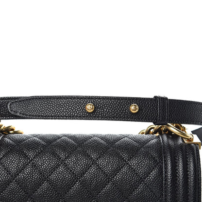 Chanel Caviar Quilted Small Boy Flap Black 11 of 13