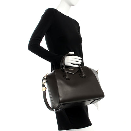 Givenchy Smooth Calfskin Medium Antigona Dark Brown 3 of 12