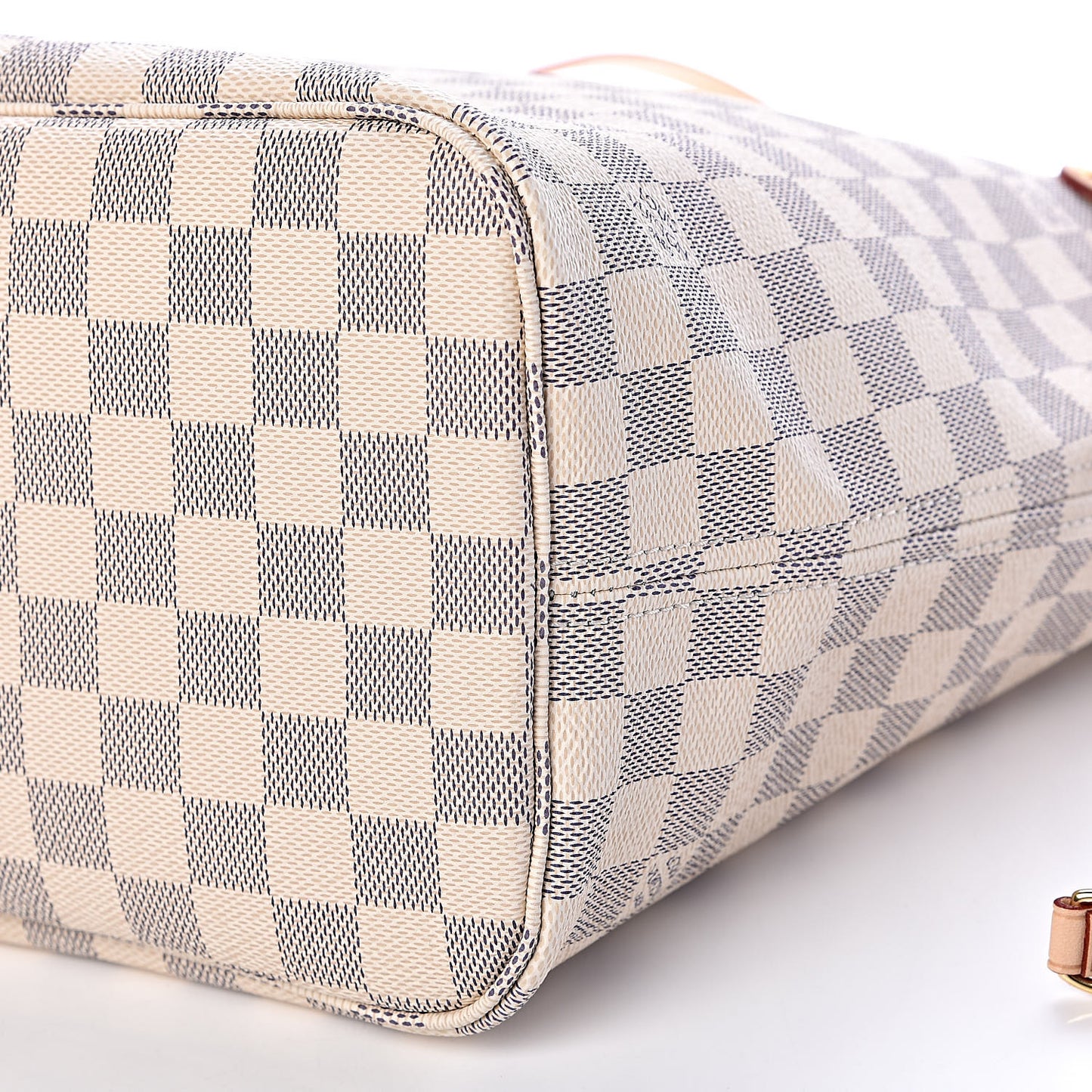 Damier Azur Neo Neverfull MM Rose Ballerine