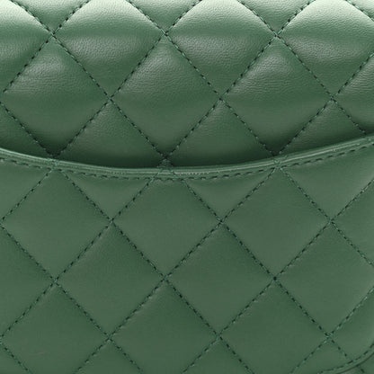 Chanel Lambskin Quilted Mini Rectangular Flap Green 11 of 13