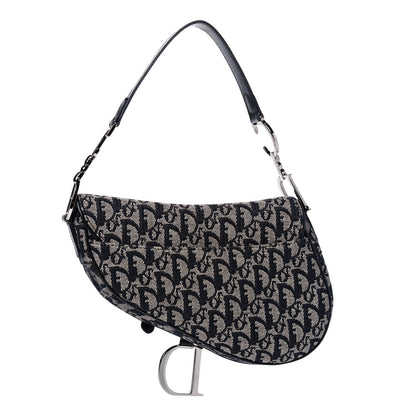 Christian Dior Monogram Saddle Bag Black 2 of 6