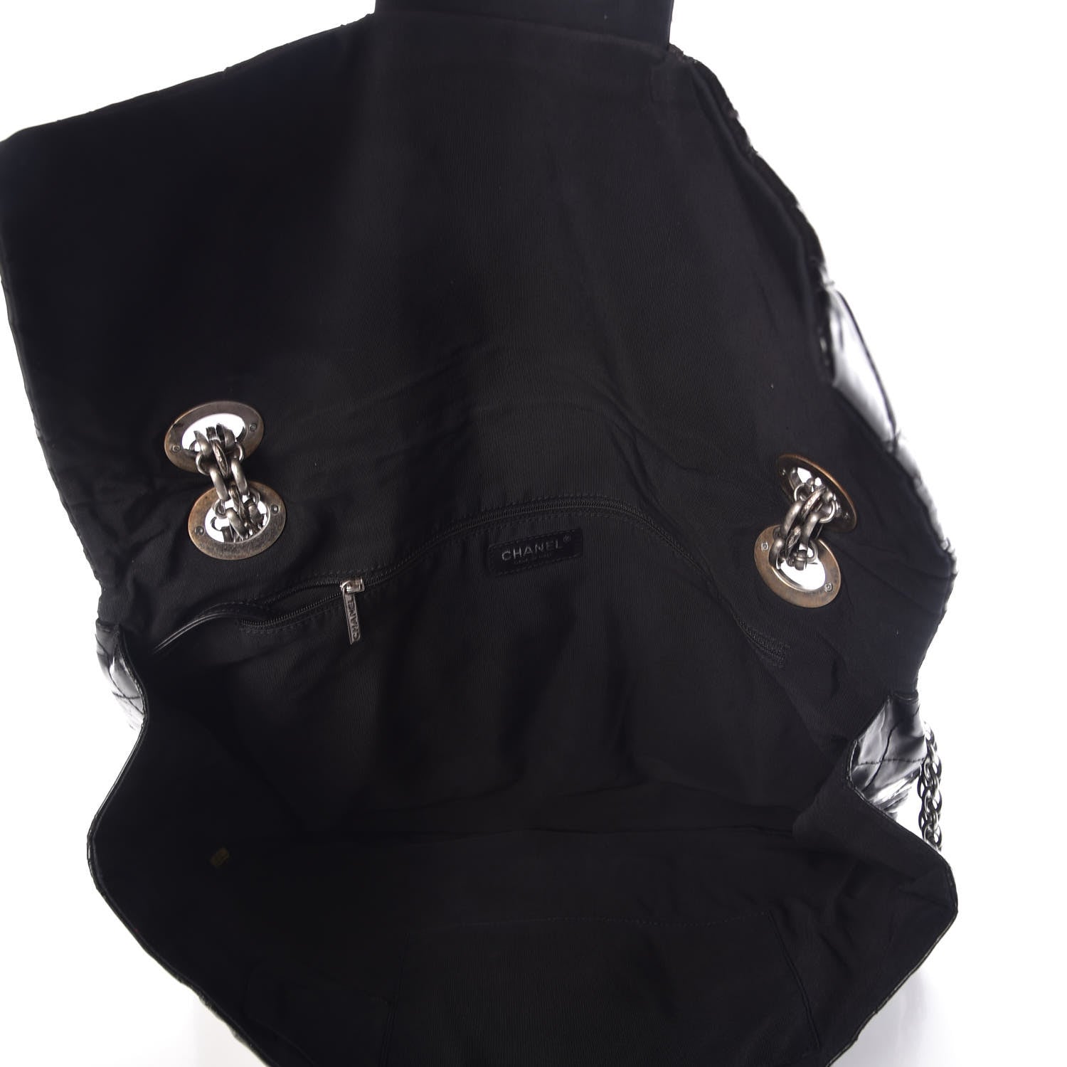 Chanel Vinyl Quilted XXL Reissue Flap Black 10 of 20
