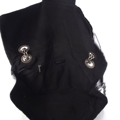 Chanel Vinyl Quilted XXL Reissue Flap Black 10 of 20