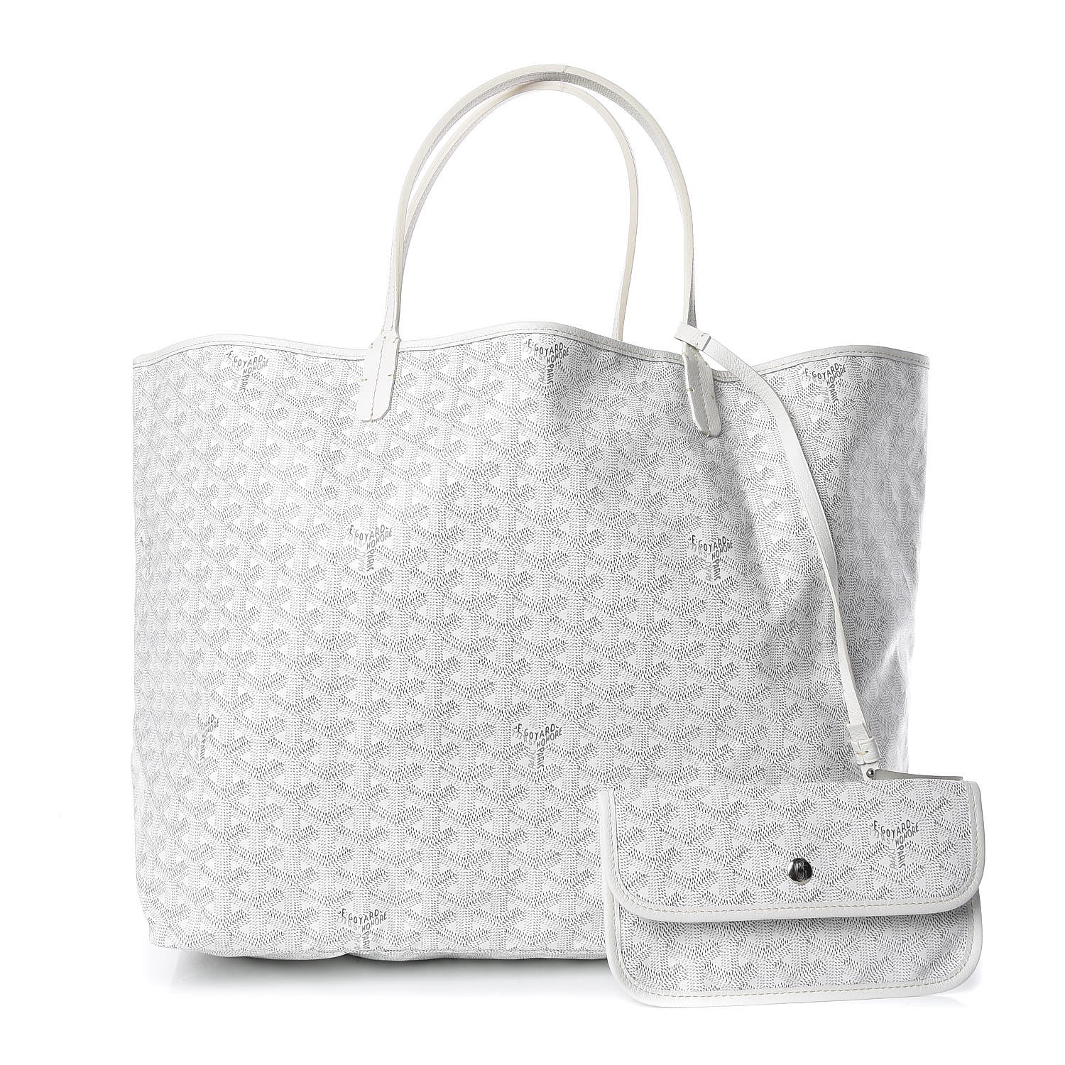Goyard Goyardine Saint Louis GM White 1 of 9