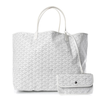 Goyard Goyardine Saint Louis GM White 1 of 9