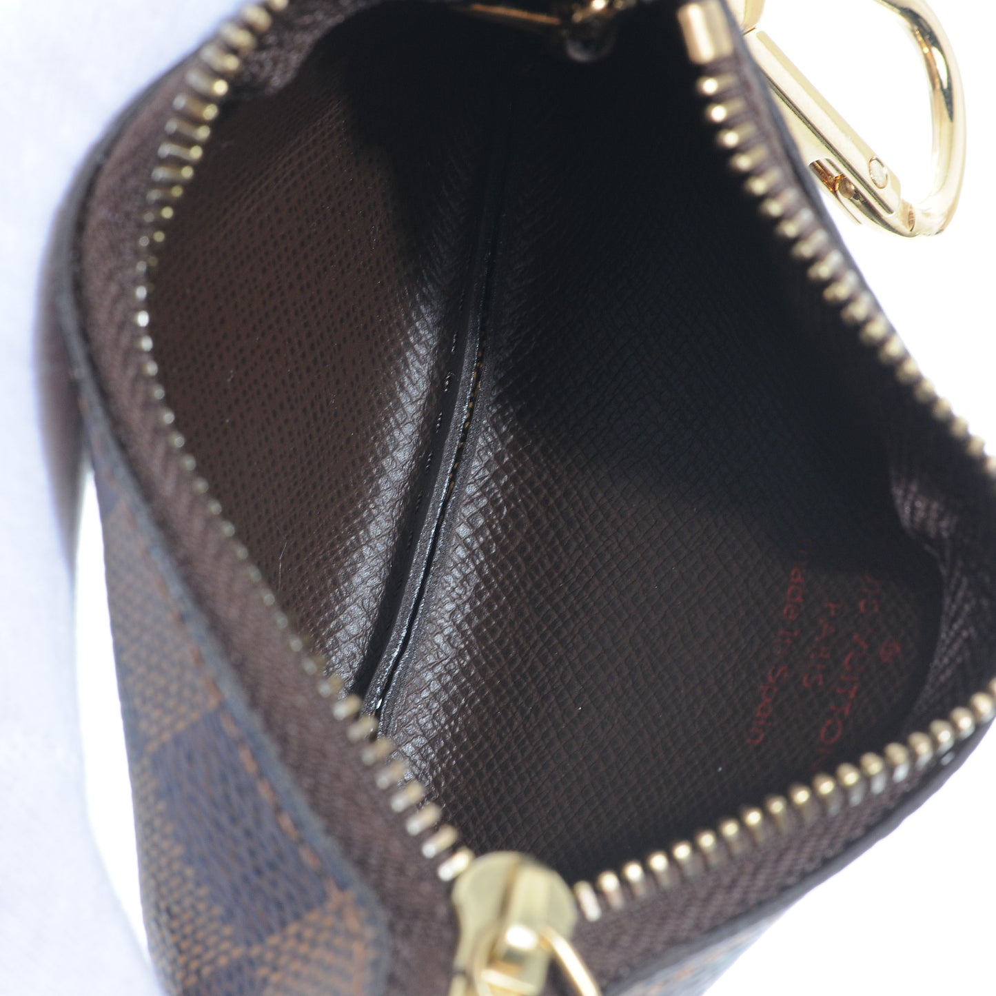 Damier Ebene Key Pouch