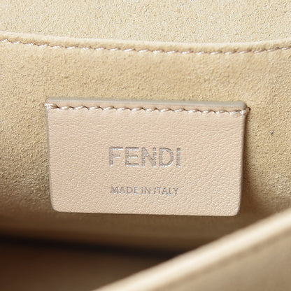 Fendi Vitello Liberty Japanese Blossom Scalloped Studded Grommet Kan I Shoulder Bag Nebula Multicolor 9 of 10