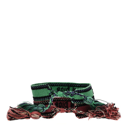 Christian Dior Woven Cotton J'Adior Friendship Bracelet Set 3 of 3