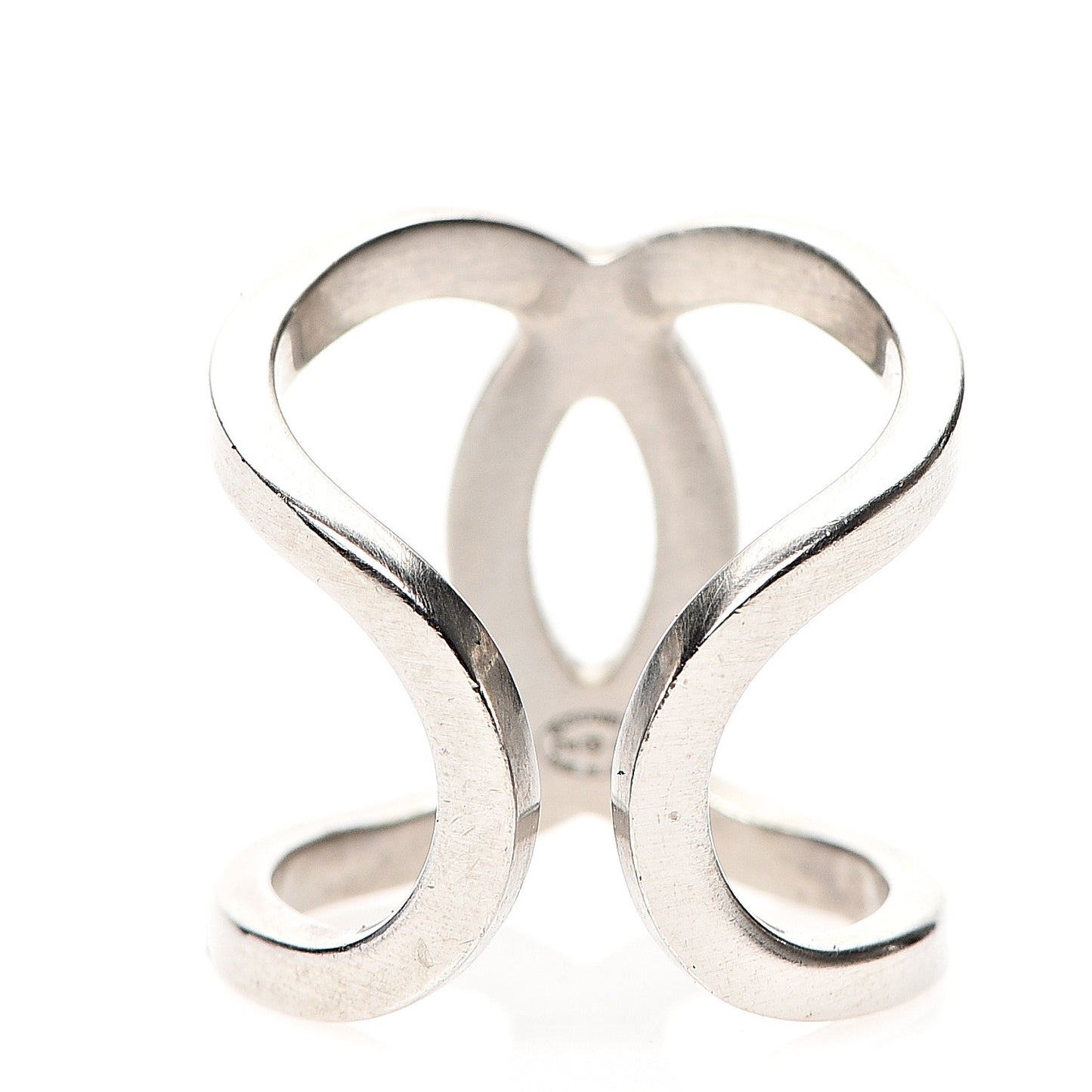 Metal CC Ring 6.25 Silver