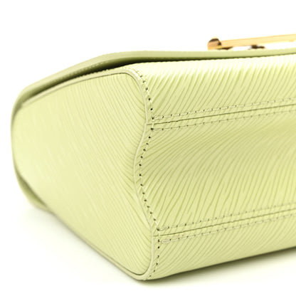 Louis Vuitton Epi Twist Flowers Chain Shoulder Bag Mini Light Green 9 of 10