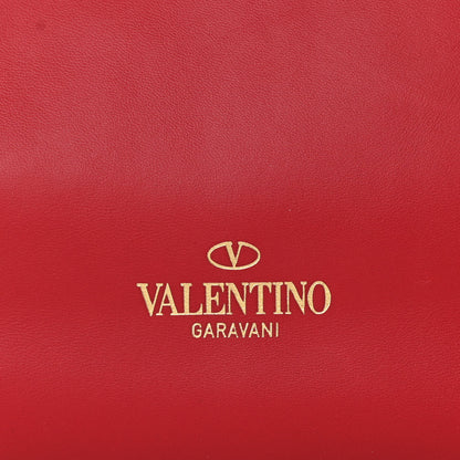 Valentino Garavani Nappa Medium Rockstud Soft Tote Red 8 of 15