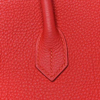 Hermes Togo Birkin 35 Rouge Casaque 12 of 38