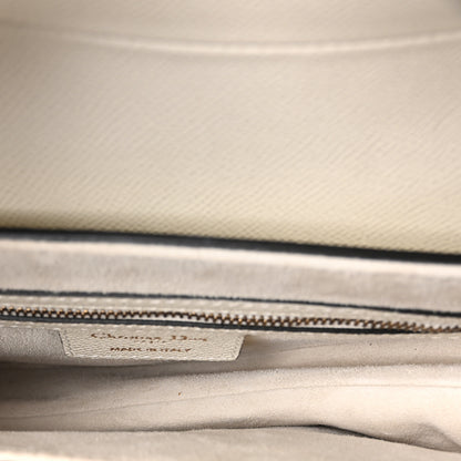 Christian Dior Grained Calfskin Saddle Bag White 5 of 10