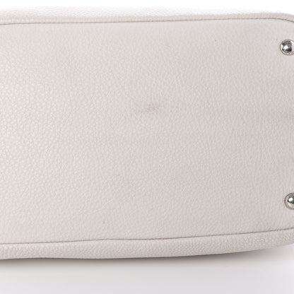 Prada Vitello Daino Top Handle Tote Bianco 11 of 12