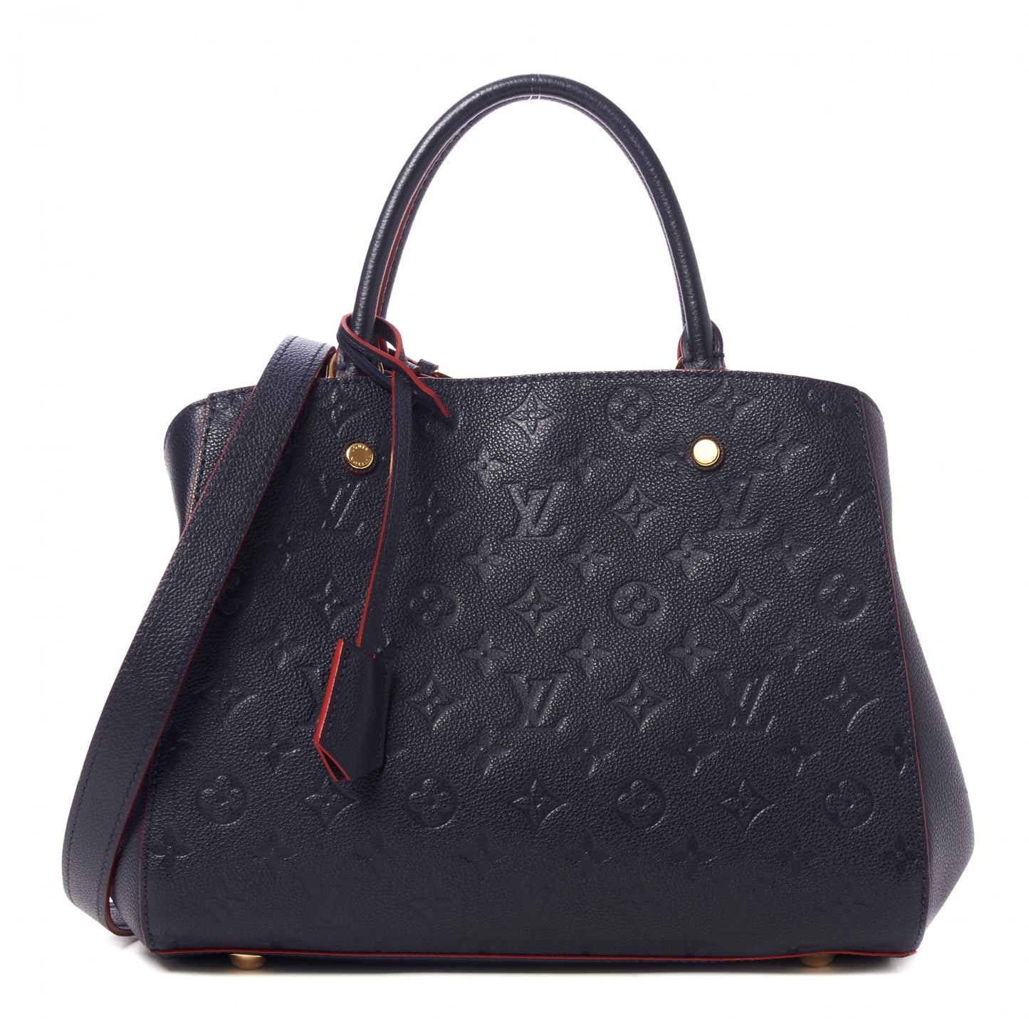 Empreinte Montaigne MM Marine Rouge