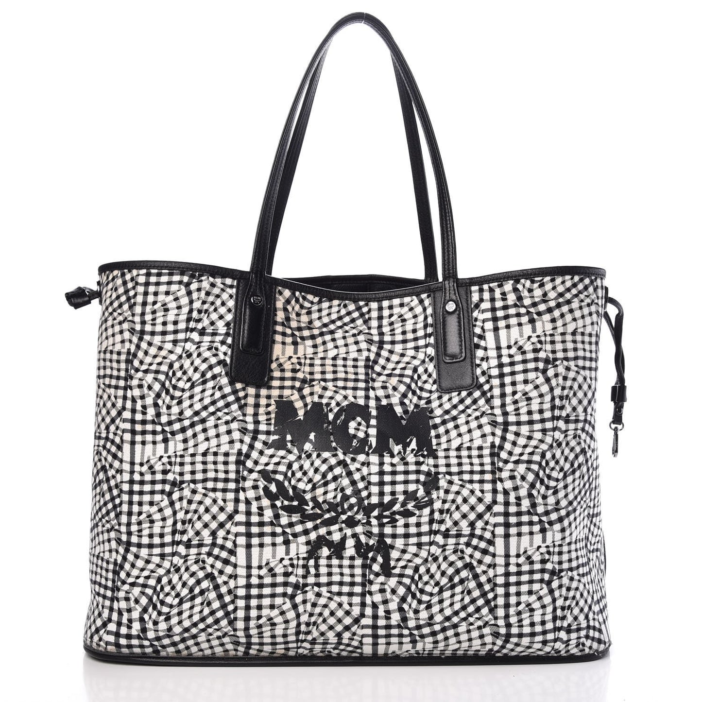 Visetos Large Liz Reversible Shopper Tote Black
