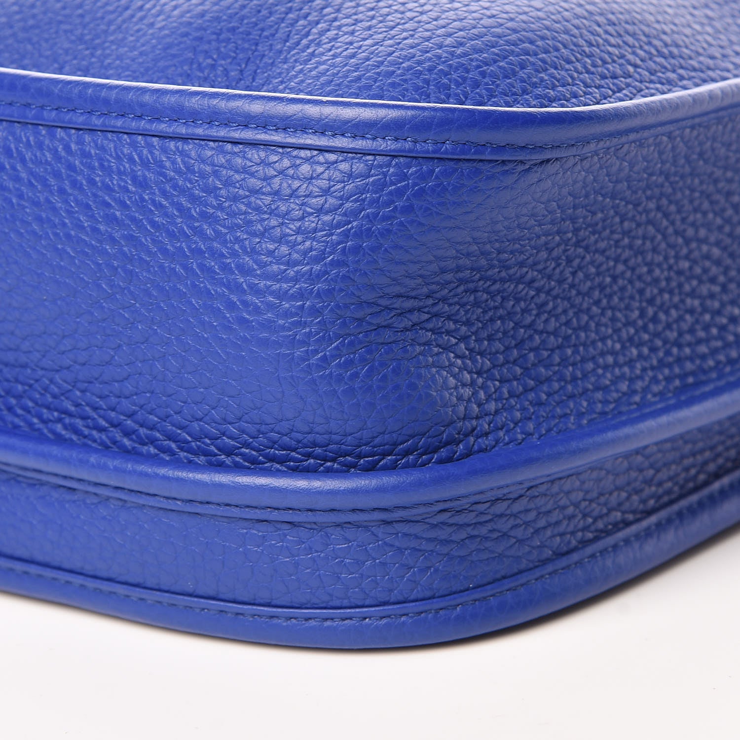 Hermes Taurillon Clemence Amazone Evelyne III PM Bleu Electrique Black 9 of 9