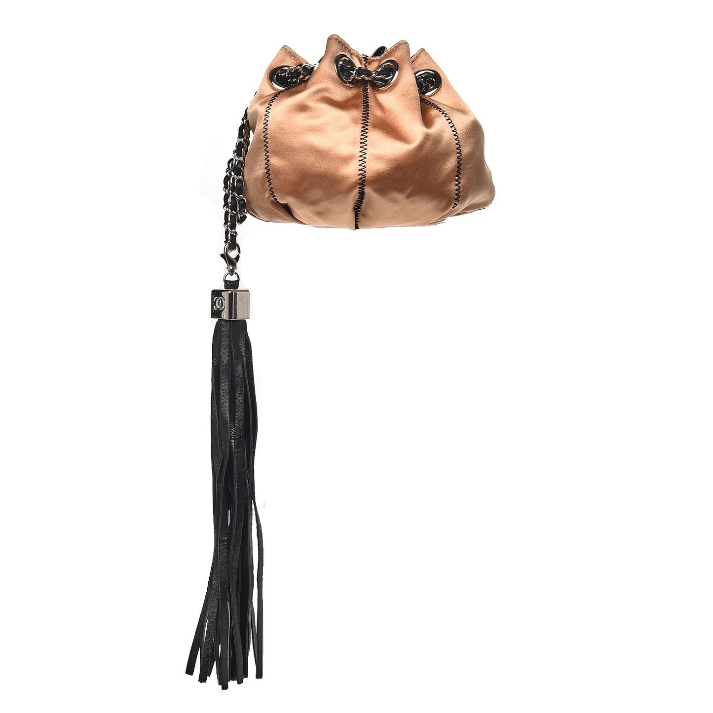 Lambskin Satin Reversible Mini Sac Cordon Black