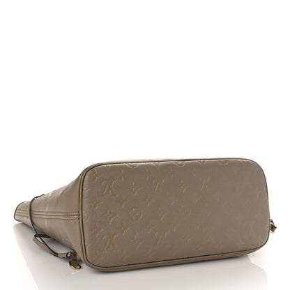 Louis Vuitton Empreinte Monogram Giant Neverfull MM Tourterelle 5 of 9