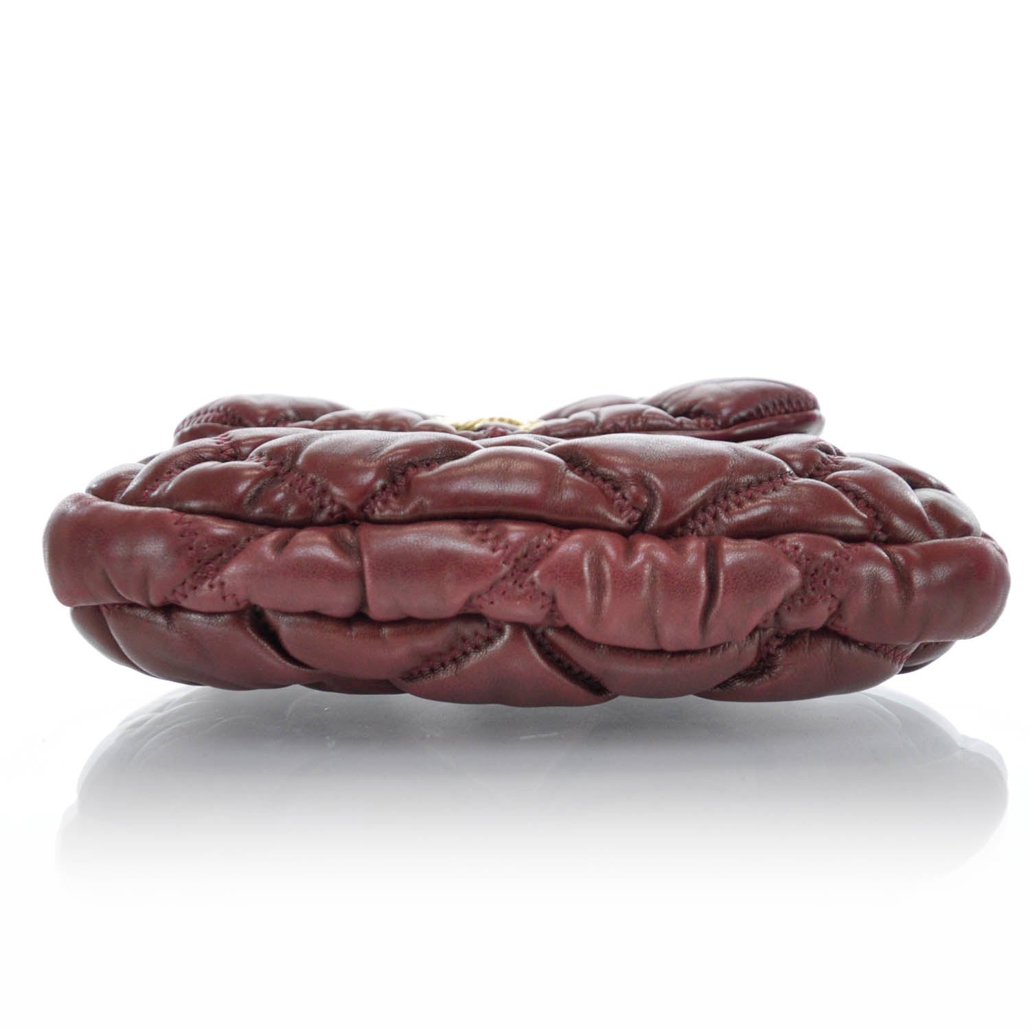 Chanel Lambskin Mini Bubble Quilt Flap Bordeaux 5 of 9