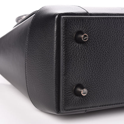 Christian Louboutin Grained Calfskin Spike Small Eloise Tote Black 8 of 9