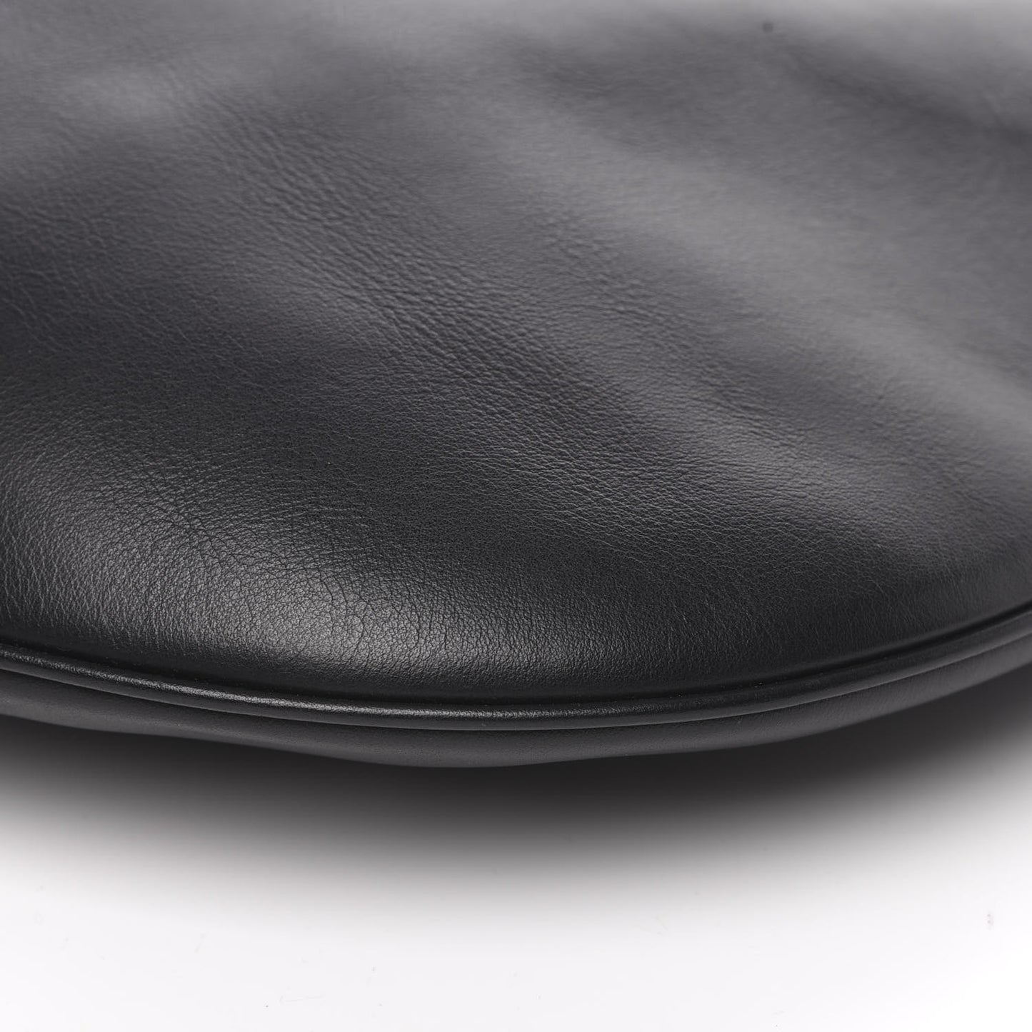 Calfskin Medium Infinity Hobo Bag Black