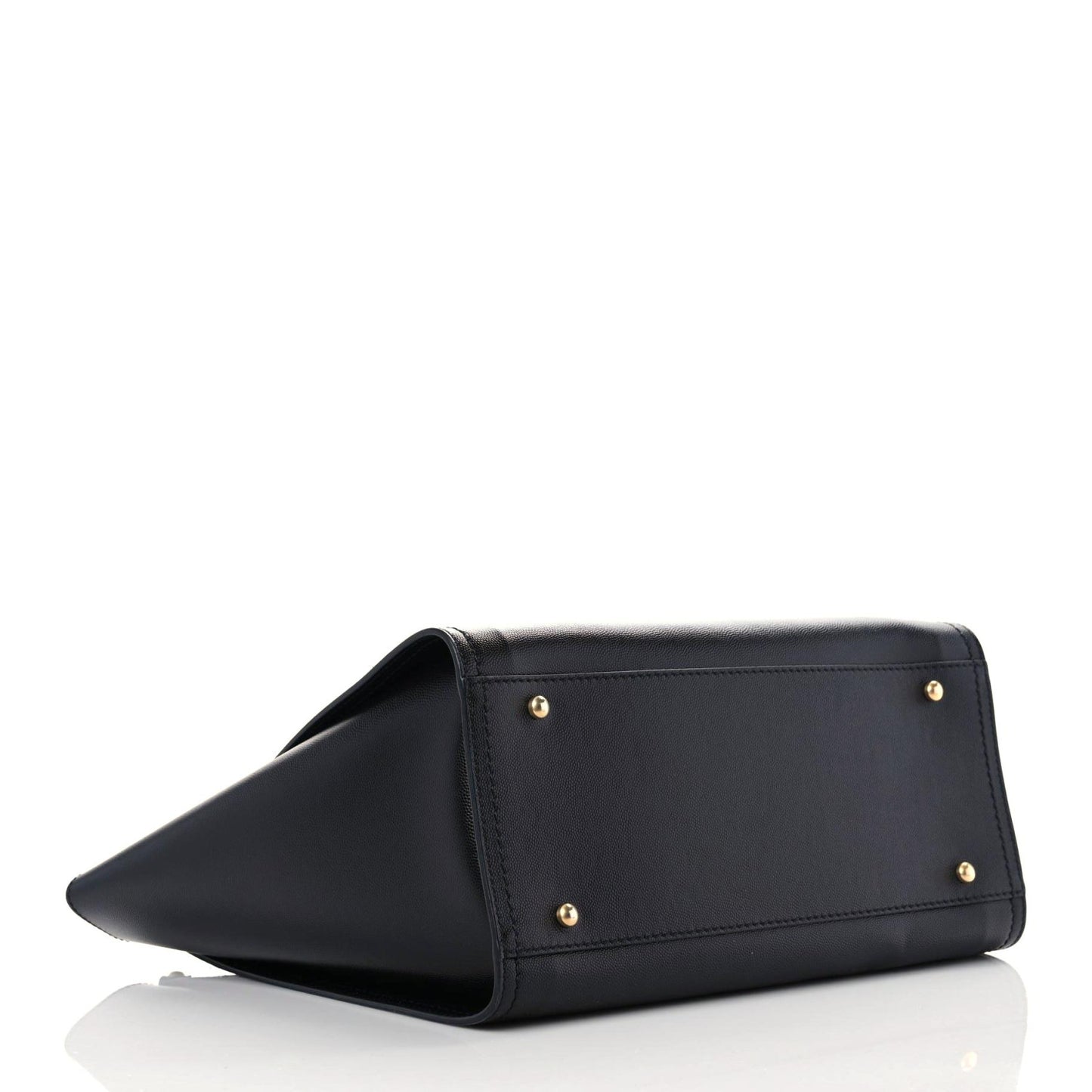 Caviar Small Studded Deauville Tote Black