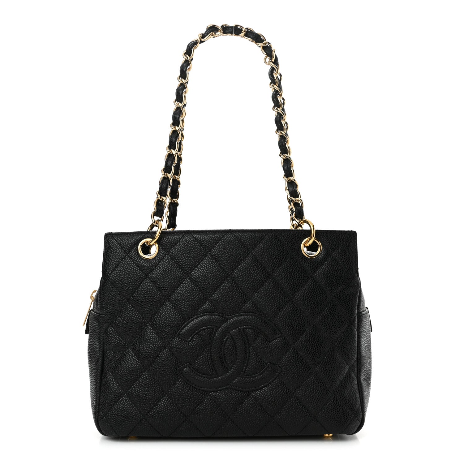 Chanel Caviar Quilted Petit Timeless Tote PTT Black 1 of 10