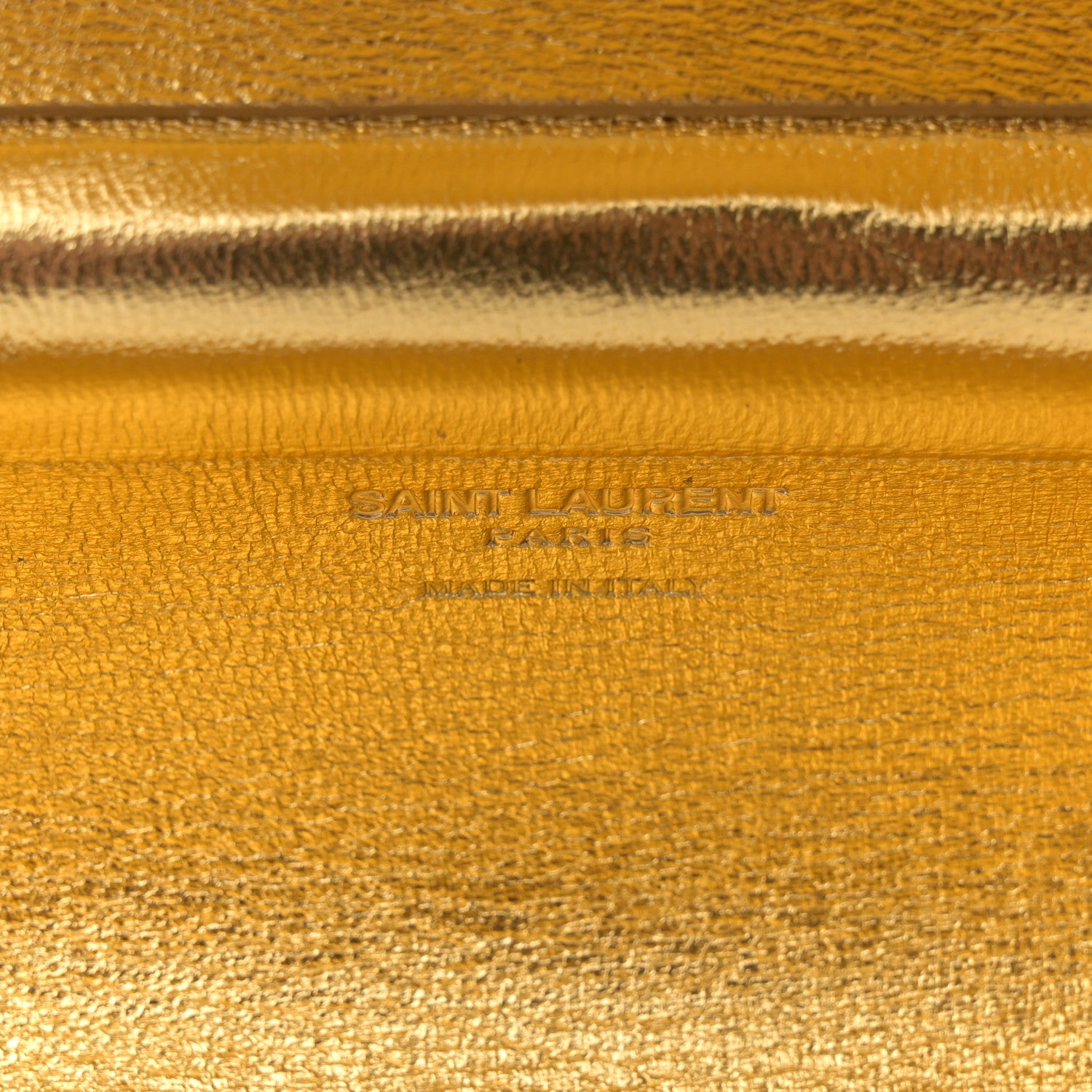 Saint Laurent Ribbed Plexiglass Lambskin Fringe Monogram Opium Box Bag Gold 6 of 12