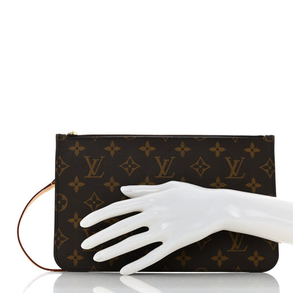 Louis Vuitton LOUIS VUITTON Monogram Neverfull MM GM Pochette 2 of 6