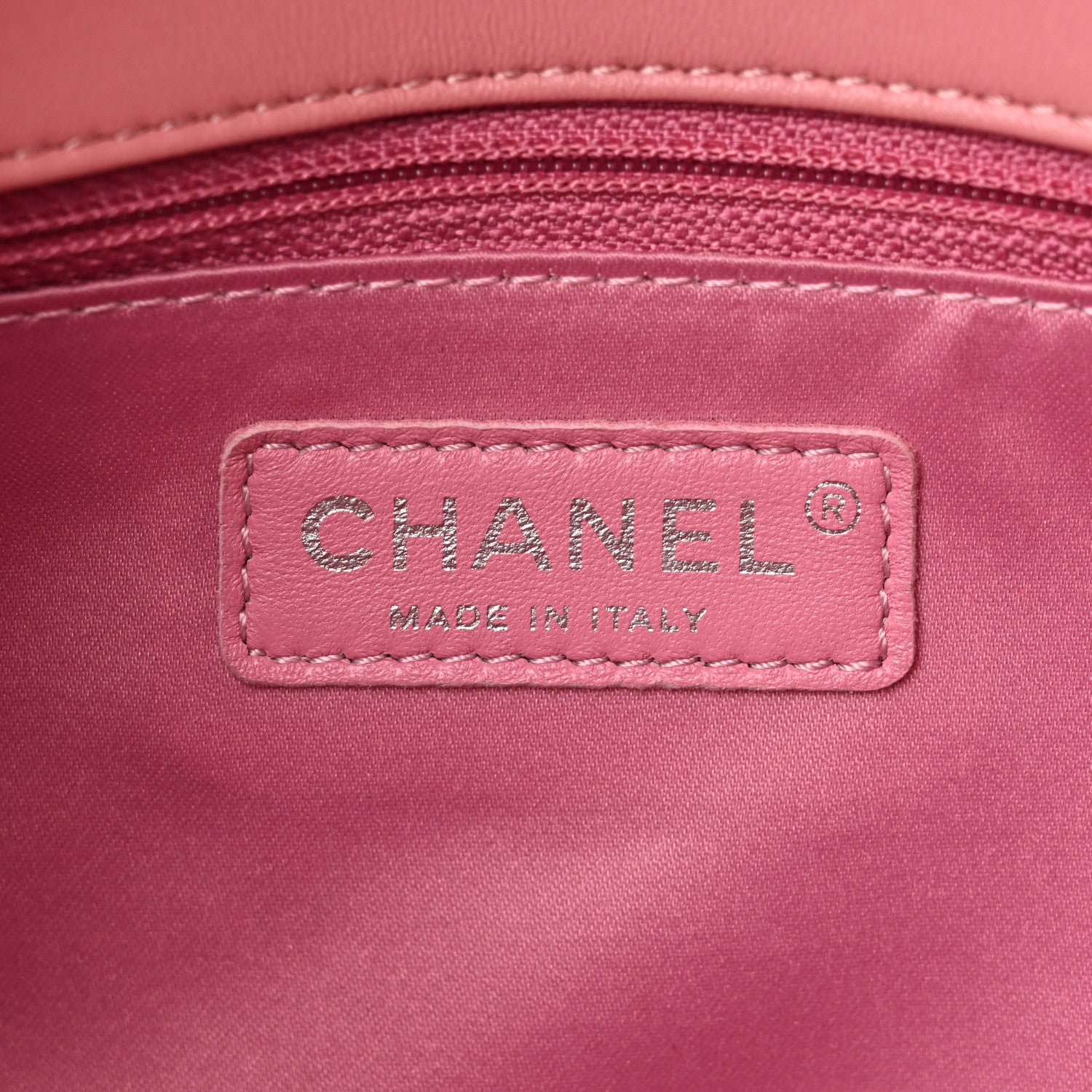 Chanel Lambskin Quilted Medium CC Crossing Flap Pink 6 of 11