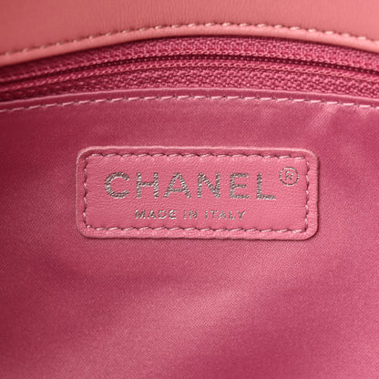 Chanel Lambskin Quilted Medium CC Crossing Flap Pink 6 of 11