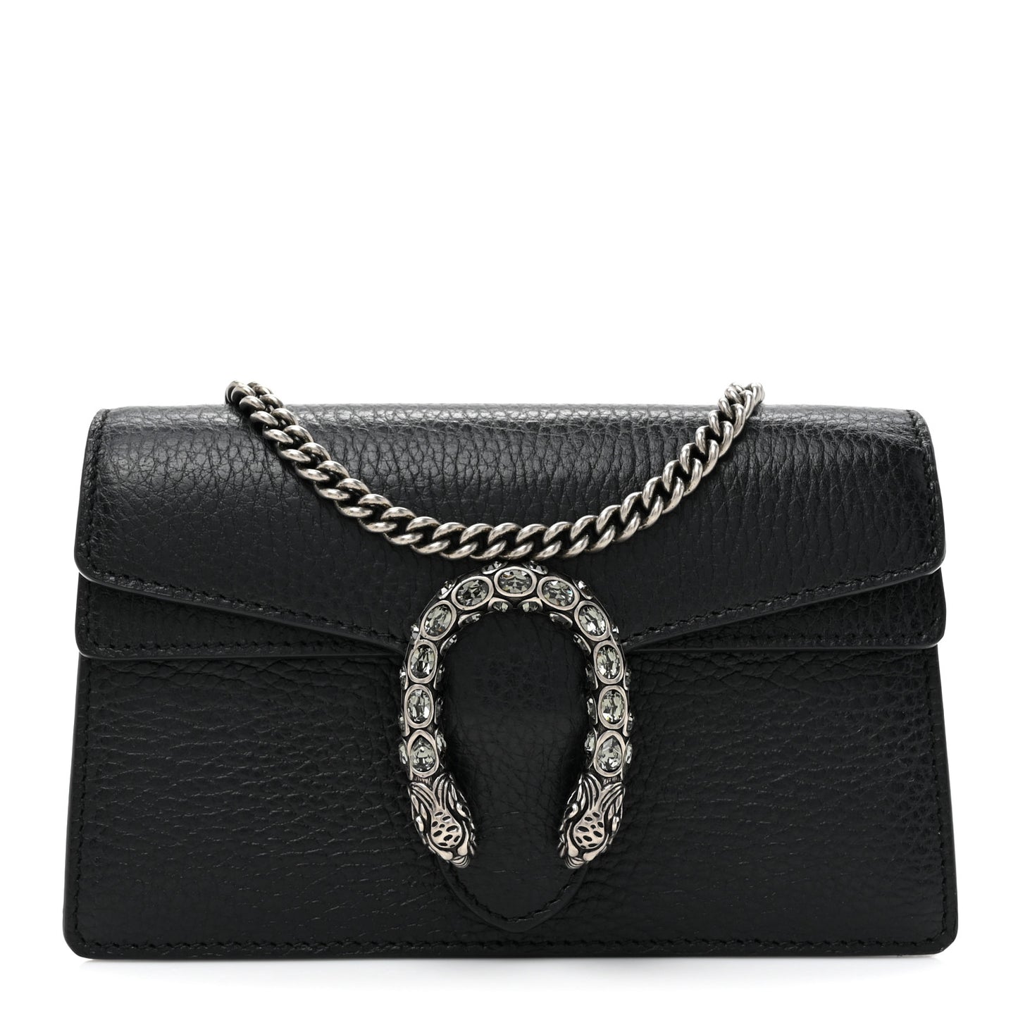 Calfskin Super Mini Dionysus Shoulder Bag Black