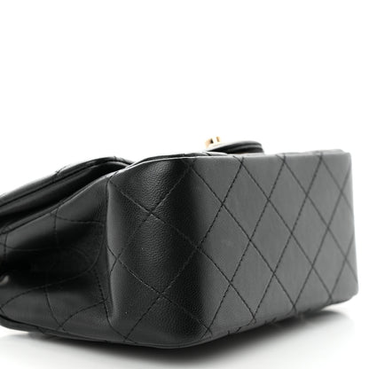 Chanel Lambskin Quilted Mini Square Flap Black 9 of 13