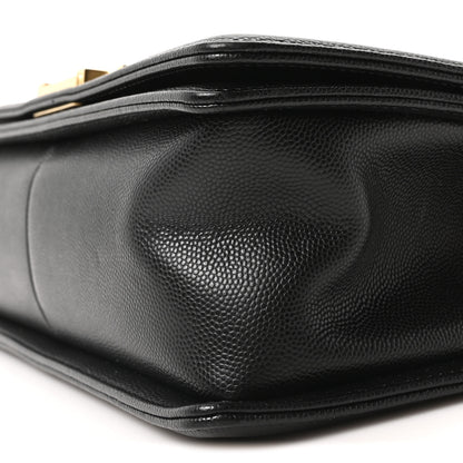 Chanel Caviar Quilted Medium Boy Flap Black 10 of 10