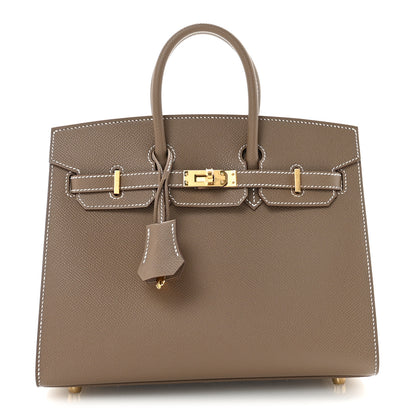 Hermes Epsom Birkin Sellier 25 Etoupe 1 of 11