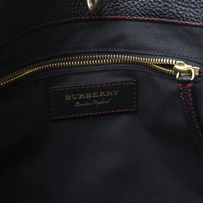 Burberry Grainy Calfskin Suede Canvas Mega Check Patchwork Medium Ashby Hobo Multicolor 9 of 11