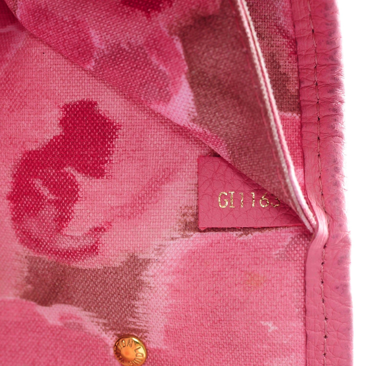 Louis Vuitton Monogram Articles de Voyage Ikat Neverfull MM Rose Velours 7 of 10