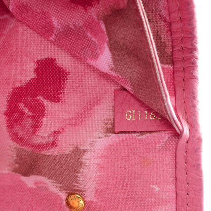 Louis Vuitton Monogram Articles de Voyage Ikat Neverfull MM Rose Velours 7 of 10