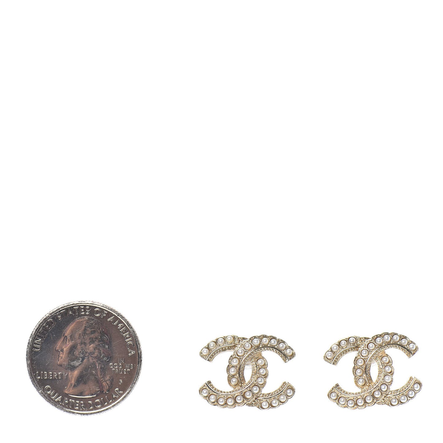 Pearl Queen of France CC Earrings Gold